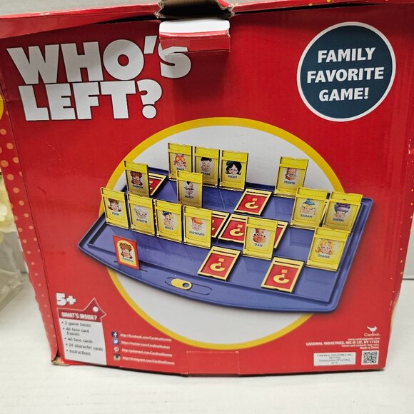 New Family Board Fun Game Who's Left 5+ - Picture 4 of 7